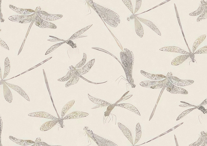 Dragonflies, Natural - Twist&Fit Roman Blind - Image 7